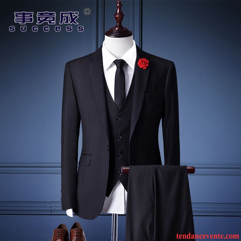 Costume Pour Homme Mariage Pas Cher Homme Costume Slim Ensemble Professionnel Mariage De Travail Vert Pas Cher