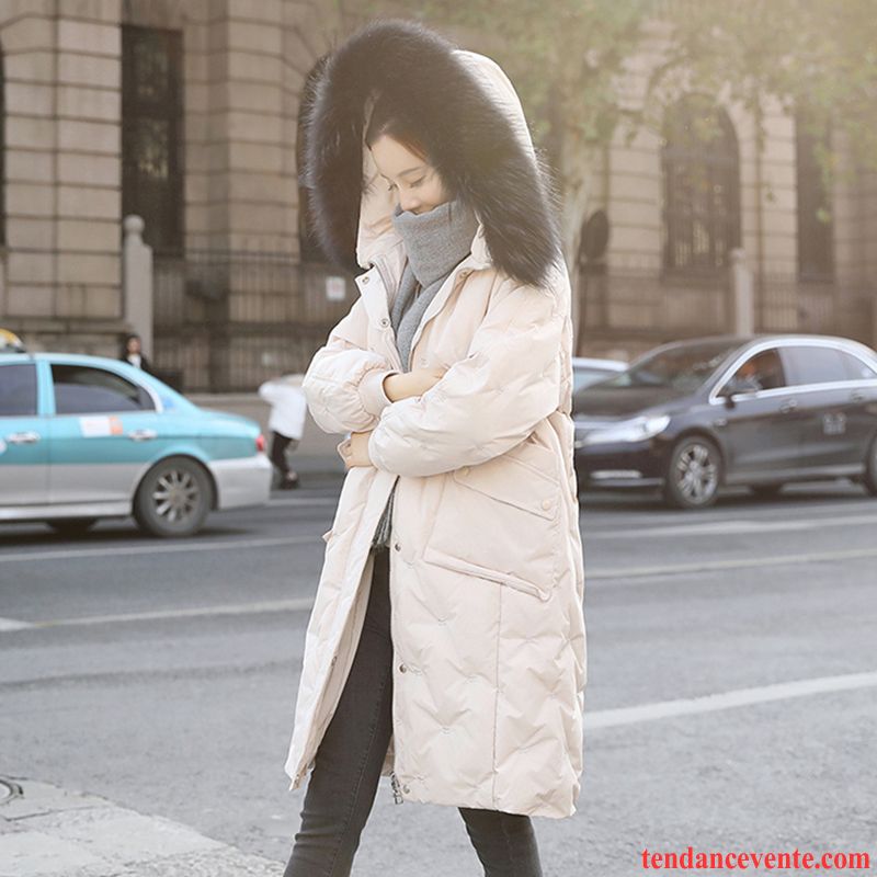 Doudoune Femme Renforcé Hiver L'automne Tendance Manteau En Coton Longue