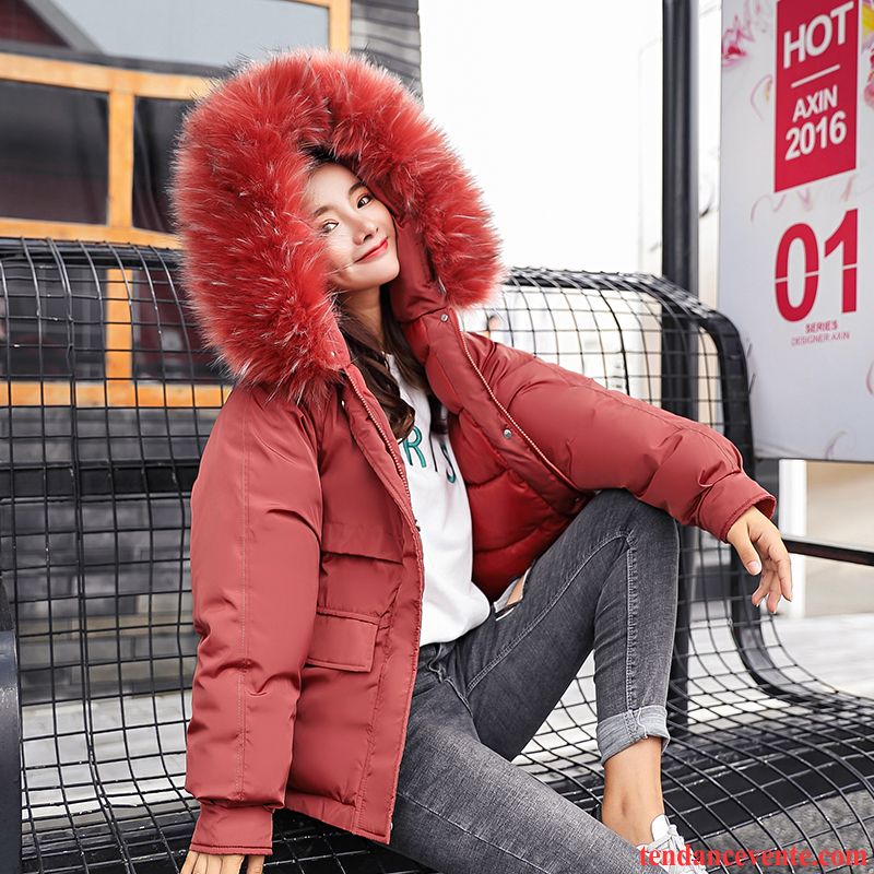 Doudoune Manteau Femme Rouge Vêtements D'hiver Clearance À Vendre Dame Pardessus Offre Spéciale Tous Les Assortis Baggy Marine