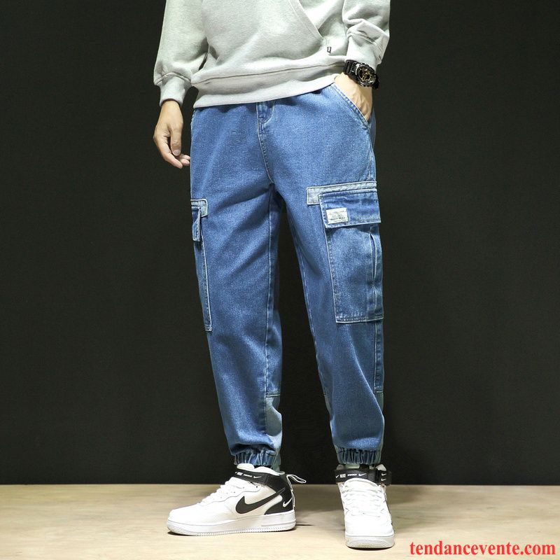 Jeans Homme Taillissime Harlan Tendance L'automne Baggy Pure Bleu