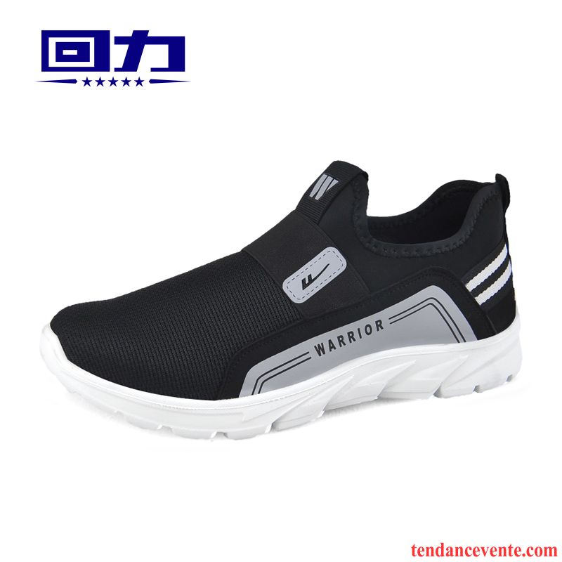 Les Chaussures De Running Décontractée Léger Slip-on Printemps Respirant Sport Chaussures De Course Confortable Homme Jours Basse Or