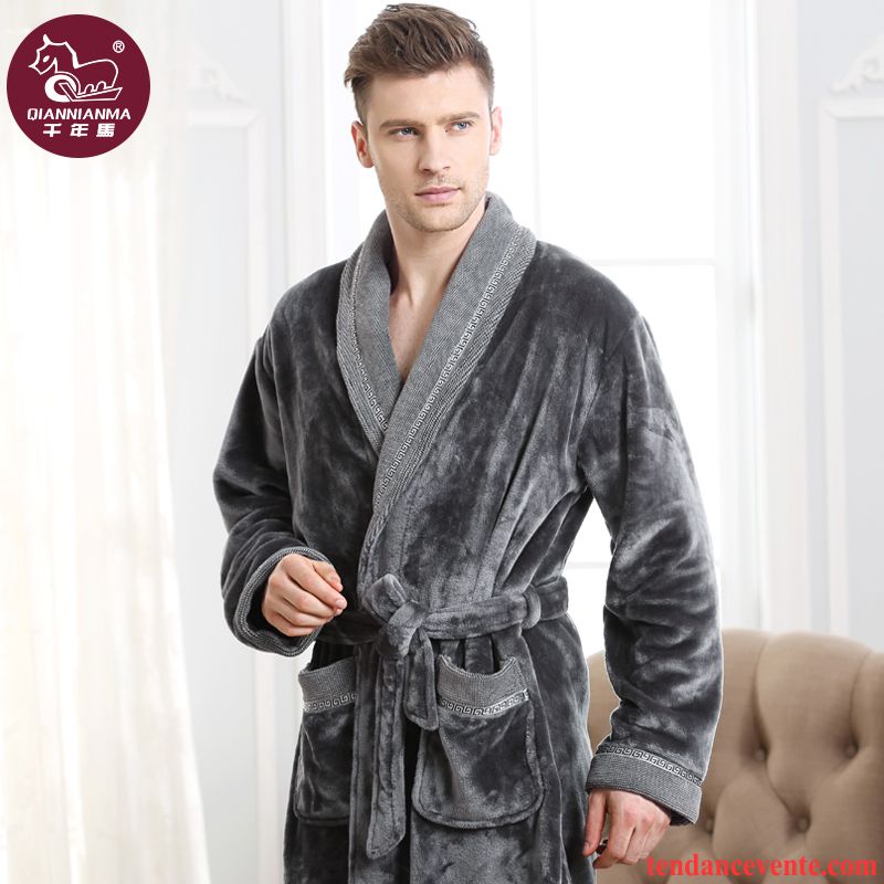 Les Plus Beaux Pyjamas Homme Homme Hiver L'automne Longue Taillissime Renforcé