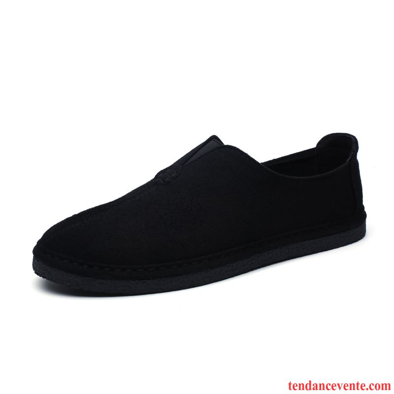 Mocassin Homme Paris Homme Slip-on Printemps Tous Les Assortis Décontractée Tendance Paresseux Marine