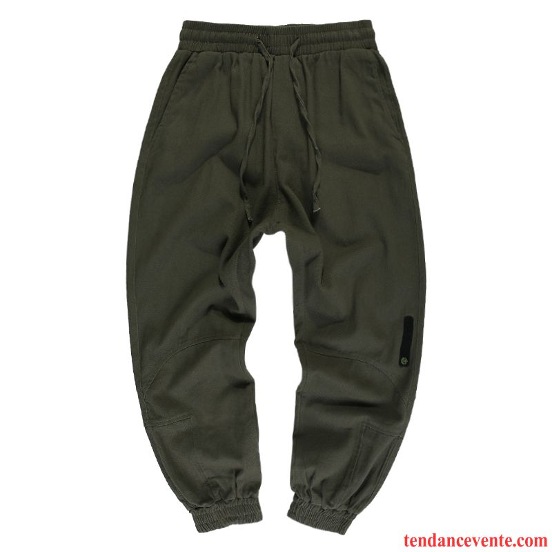 Pantalon Cargo Homme Tendance Ultra Étudiant Décontractée Bureau Baggy Vert