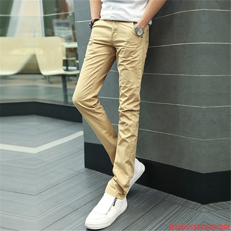 Pantalon Survetement Slim Homme Pantalon Homme Maigre Été Slim Légère Tendance Mince