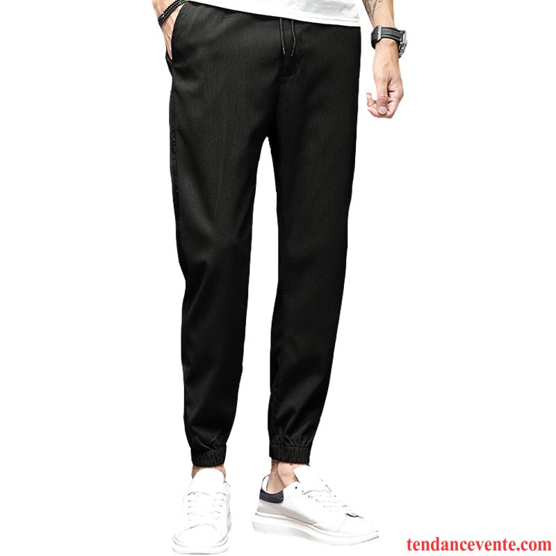 Pantalons Homme Harlan Tous Les Assortis Tendance Neuvième Pantalon Baggy Printemps Noir