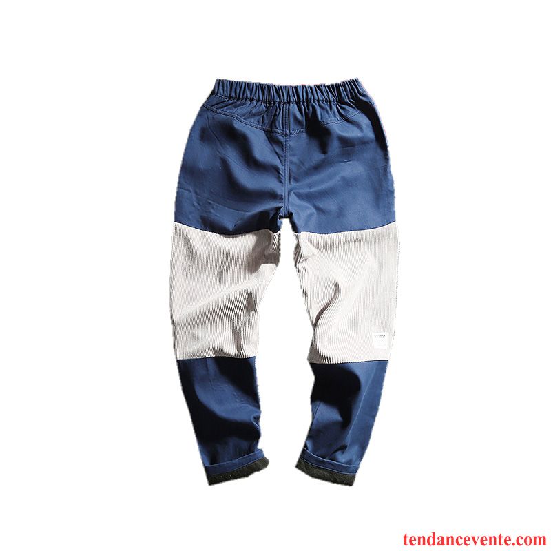 Pantalons Homme Renforcé L'automne Harlan Plus De Velours Baggy Hiver Bleu