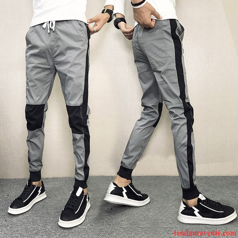 Pantalons Homme Tendance L'automne Rouge Gris