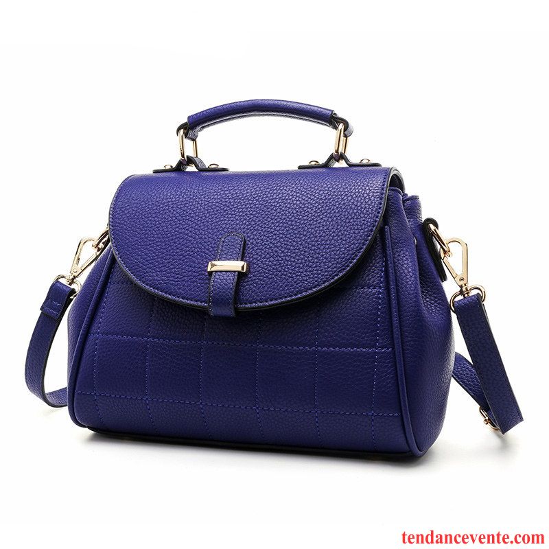 Sac À Bandoulière Femme All-match Nouveau Portable Sac De Messager Gros Mode Bleu