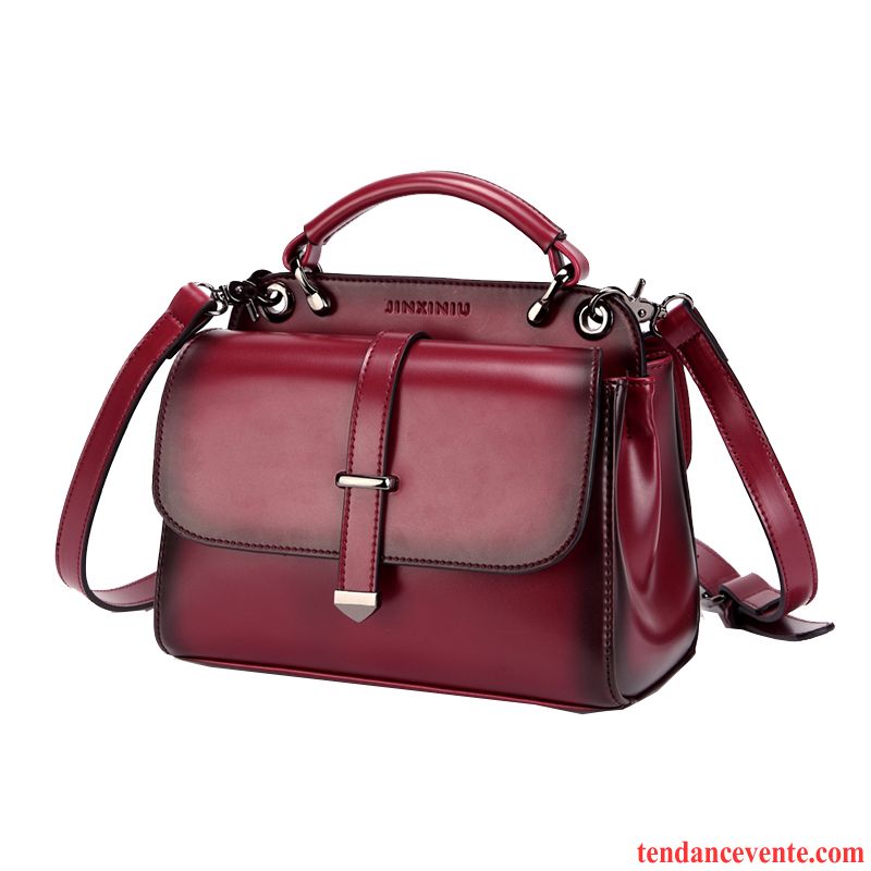 Sac À Bandoulière Femme All-match Tendance Le Nouveau Sacs À Bandoulière Petit Sac À Main Rouge