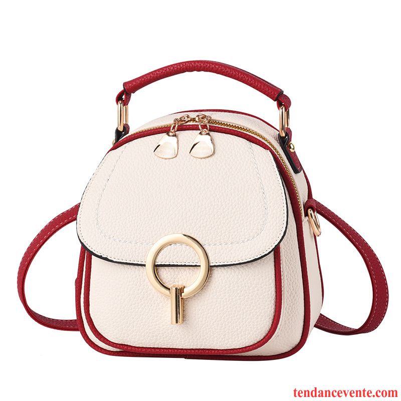 Sac À Bandoulière Femme Mode Printemps Sac De Messager Paquet Shell All-match Sacs À Bandoulière Pure Blanc