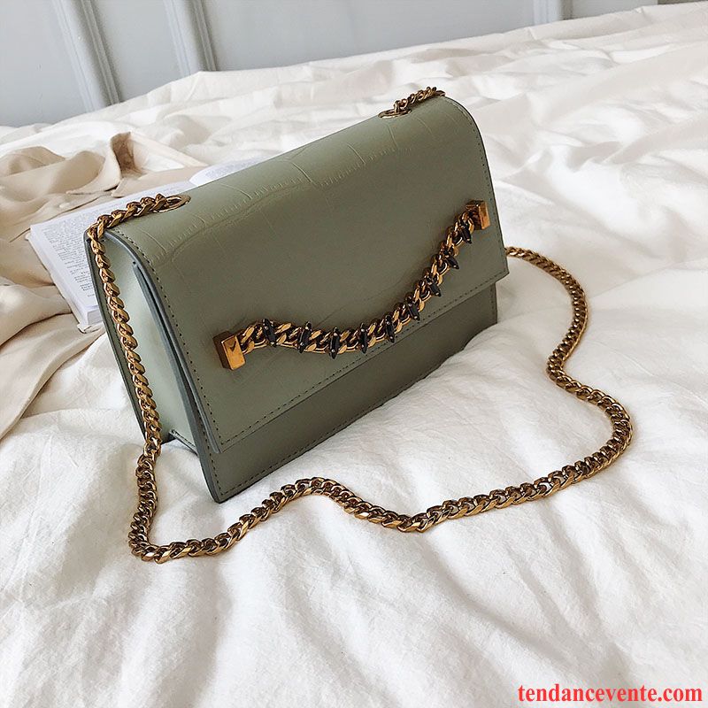 Sac À Bandoulière Femme Populaire Sac De Messager Petit Tendance Mode Le Nouveau Vert