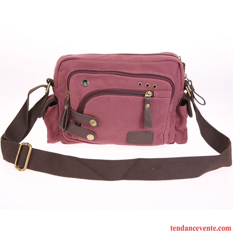 Sac À Bandoulière Femme Sacs À Bandoulière Toile Loisir Le Nouveau Bois Petit Rouge