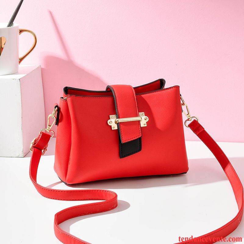 Sac À Bandoulière Femme Été Mode All-match Petit Le Nouveau Tendance Rouge