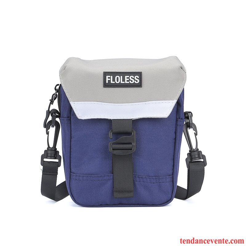 Sac À Bandoulière Homme Petit Hip Hop Femme Tendance Sac À Dos Mini Bleu Gris