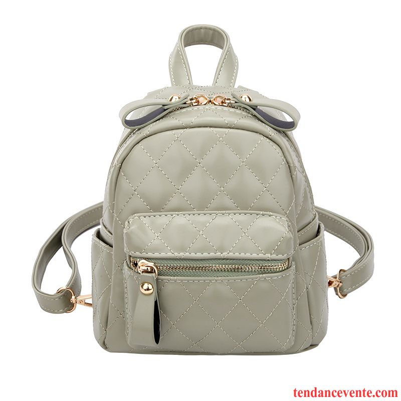 Sac À Dos Femme Mode Vent Parfumé Nouveau Rhombe Petit Le Nouveau Vert