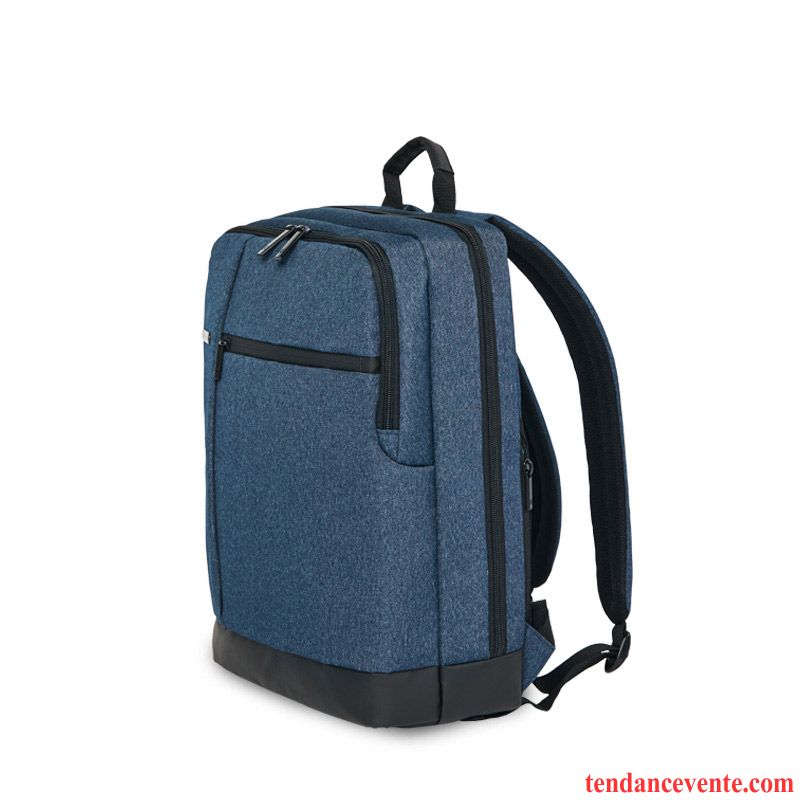 Sac À Dos Homme Loisir Mode Entreprise Grande Capacité Sac D'ordinateur Portable Femme Bleu