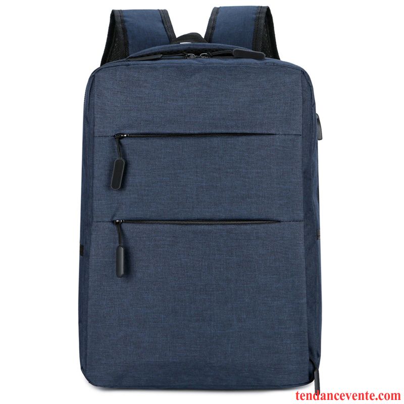 Sac À Dos Homme Mode Tendance Femme Étudiant Petit Voyage Bleu