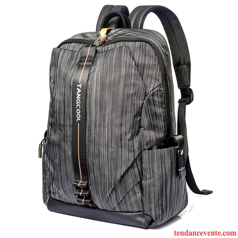 Sac À Dos Homme Multicolore Mode Lumière Tendance Loisir Cartable Gris