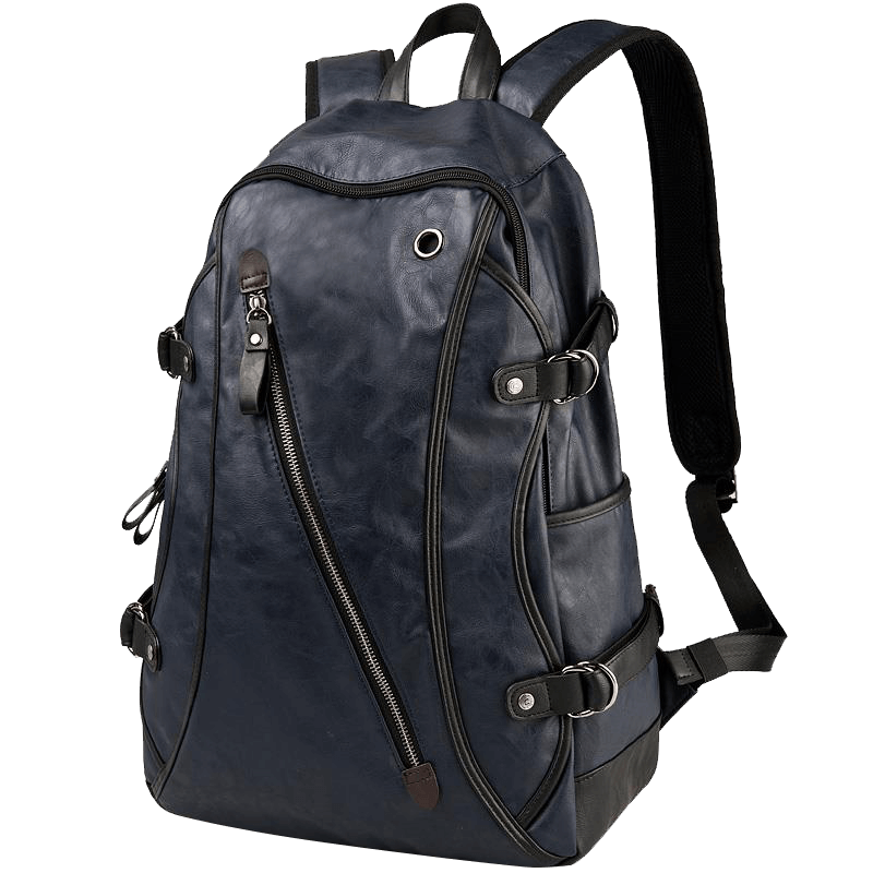 Sac À Dos Homme Original Voyage Tendance Loisir Milieu Femme Bleu Foncé