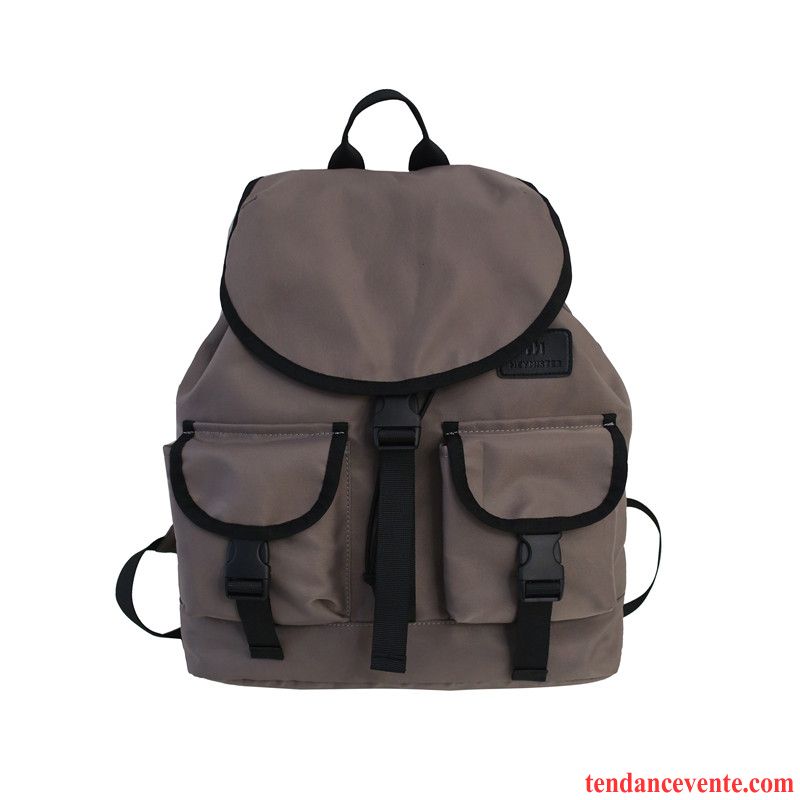 Sac À Dos Homme Tendance Voyage Grande Capacité Cartable Loisir Simple