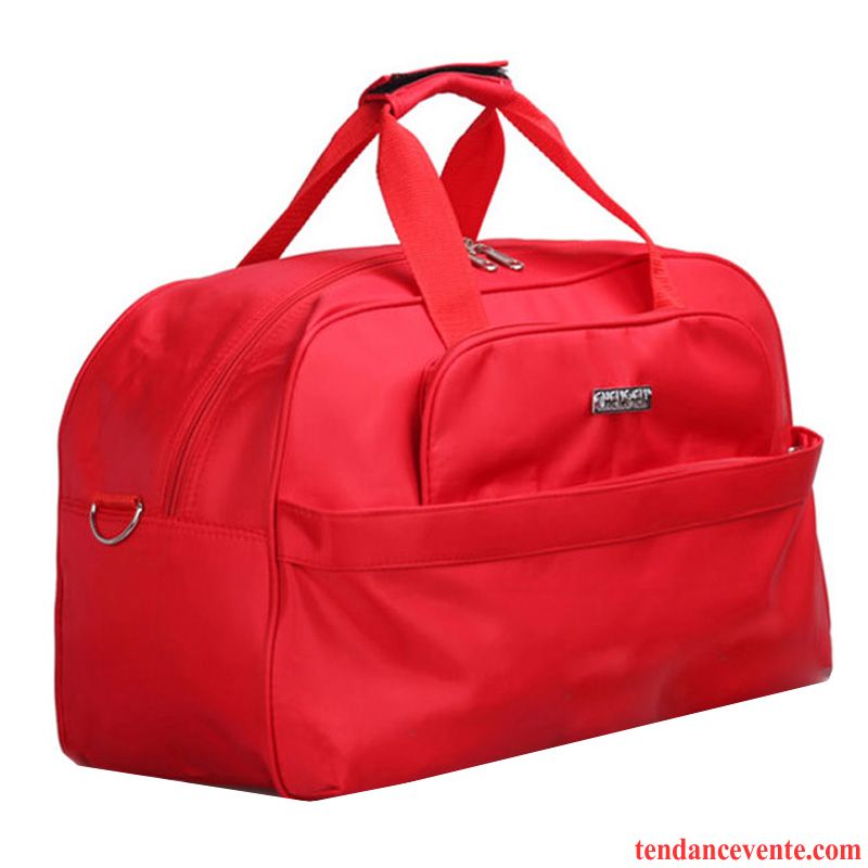 Sac À Dos Randonnée Femme Bagage Voyage Entreprise Étanche Homme Court Rouge