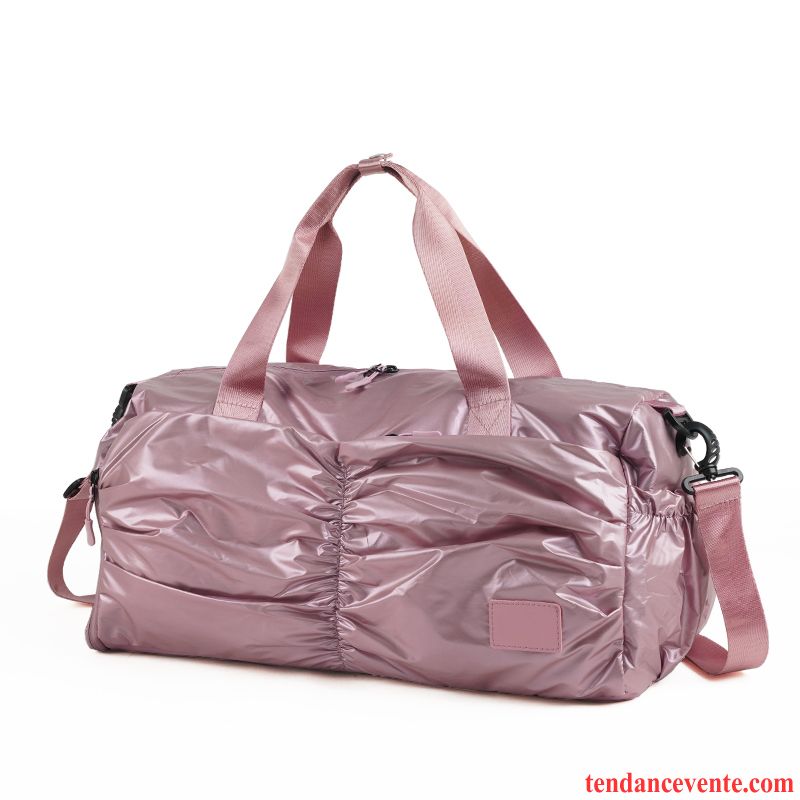 Sac À Dos Randonnée Femme Entraînement Tendance Étanche Homme Réseau Voyage Rouge Rose