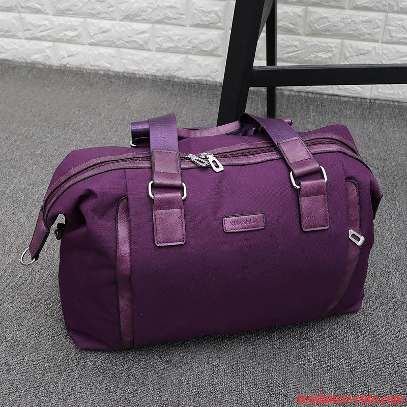 Sac À Dos Randonnée Femme Sac À Main Tourisme Voyage Bagage Portable Homme Violet