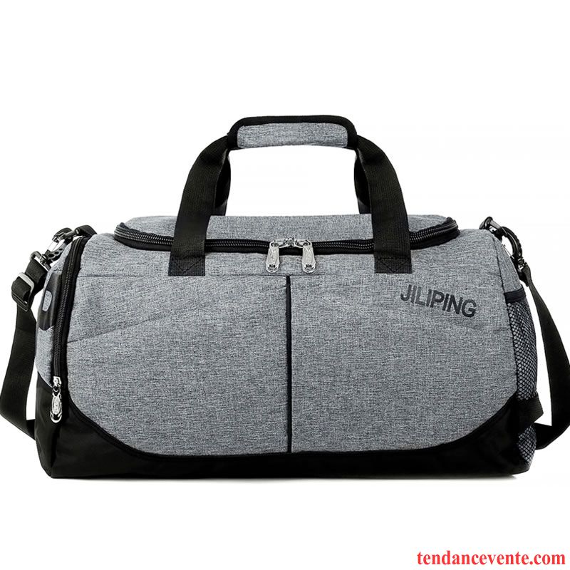 Sac À Dos Randonnée Homme Court Portable Grande Capacité Voyage Tourisme Bagage Gris