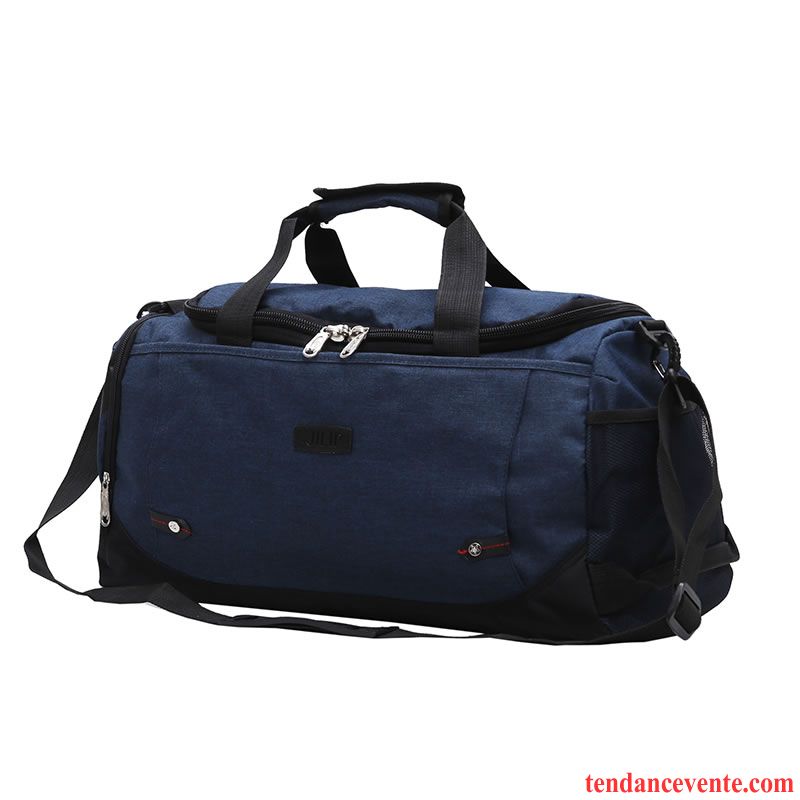 Sac À Dos Randonnée Homme Grande Capacité Sport Voyage Femme Aptitude Court Bleu Marin