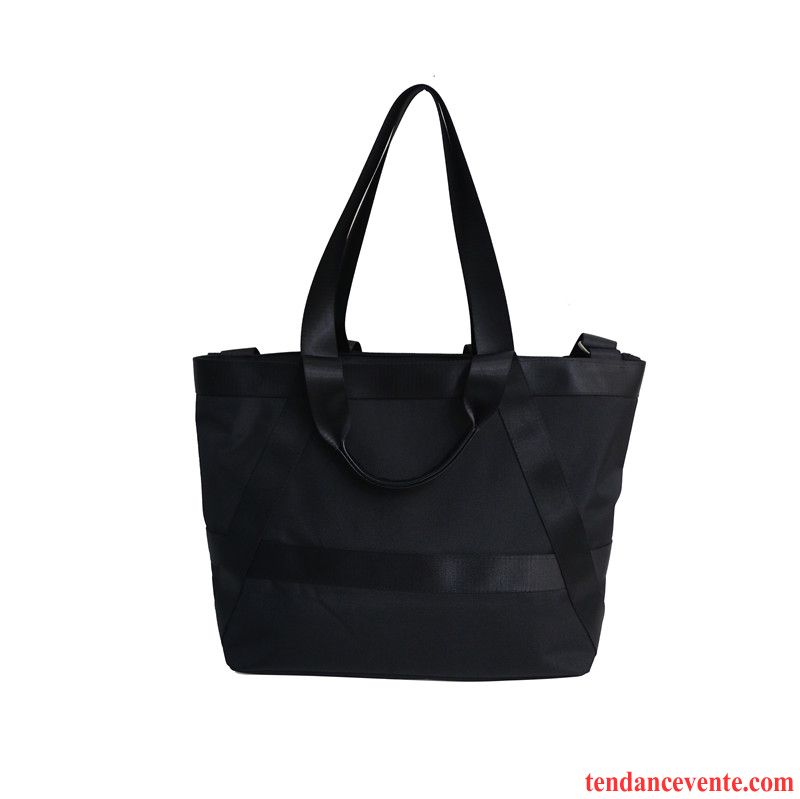 Sac À Dos Randonnée Homme Grande Capacité Voyage Sport Mode Court Portable Noir