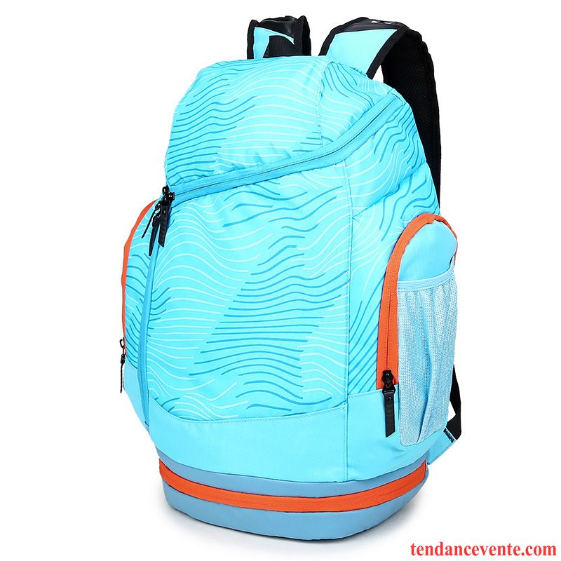 Sac À Dos Randonnée Homme Loisir Étudiant Sport Grande Capacité Sac D'ordinateur Portable Cartable Bleu