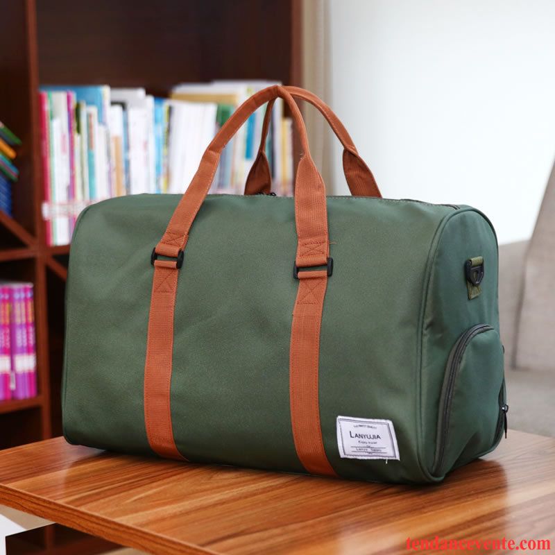 Sac À Dos Randonnée Homme Simple Grande Capacité Le Nouveau Voyage Tendance Entraînement Vert