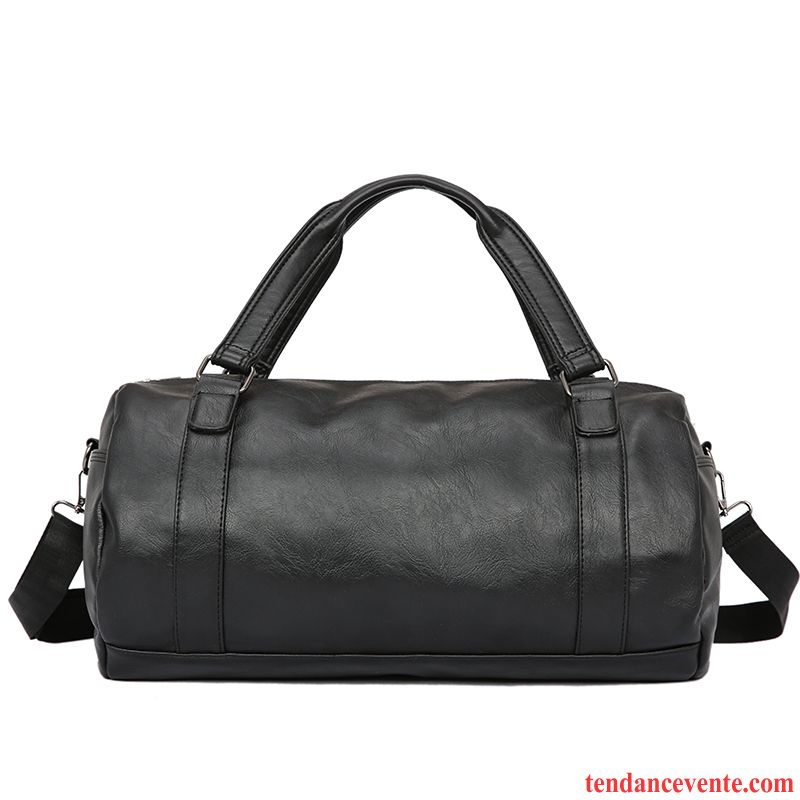 Sac À Dos Randonnée Homme Tendance Sac De Sport Voyage Tourisme Aptitude Sac De Messager Noir