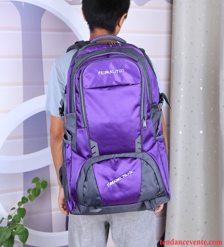 Sac À Dos Randonnée Homme Ultra De Plein Air Femme Grande Capacité Nouvelles Arrivées Tourisme Violet