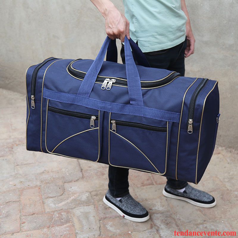 Sac À Dos Randonnée Homme Voyage Grande Capacité Gros Sac Femme Ultra Portable Bleu