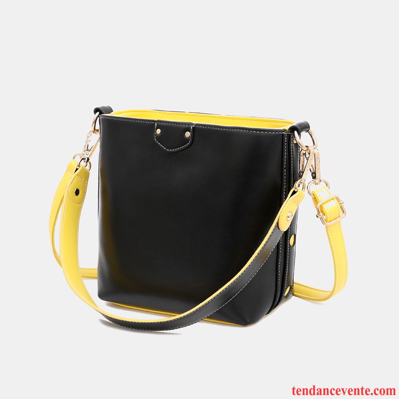 Sac À Main Femme All-match Le Nouveau Été Petit Simple Printemps Noir