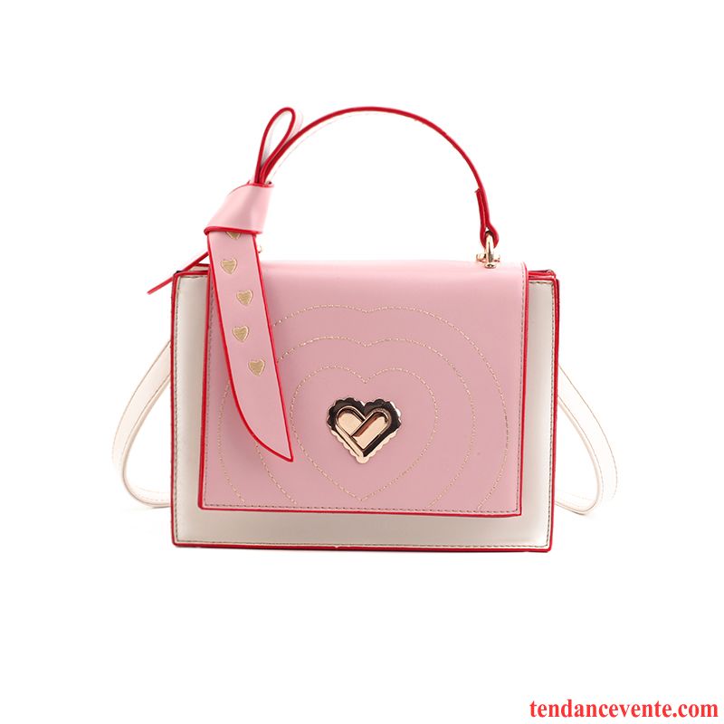 Sac À Main Femme Amour Mode Ultra Nouveau All-match Le Nouveau Rose