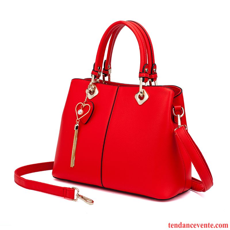 Sac À Main Femme Le Nouveau Atmosphère La Mariée Gros Marier Mode Rouge