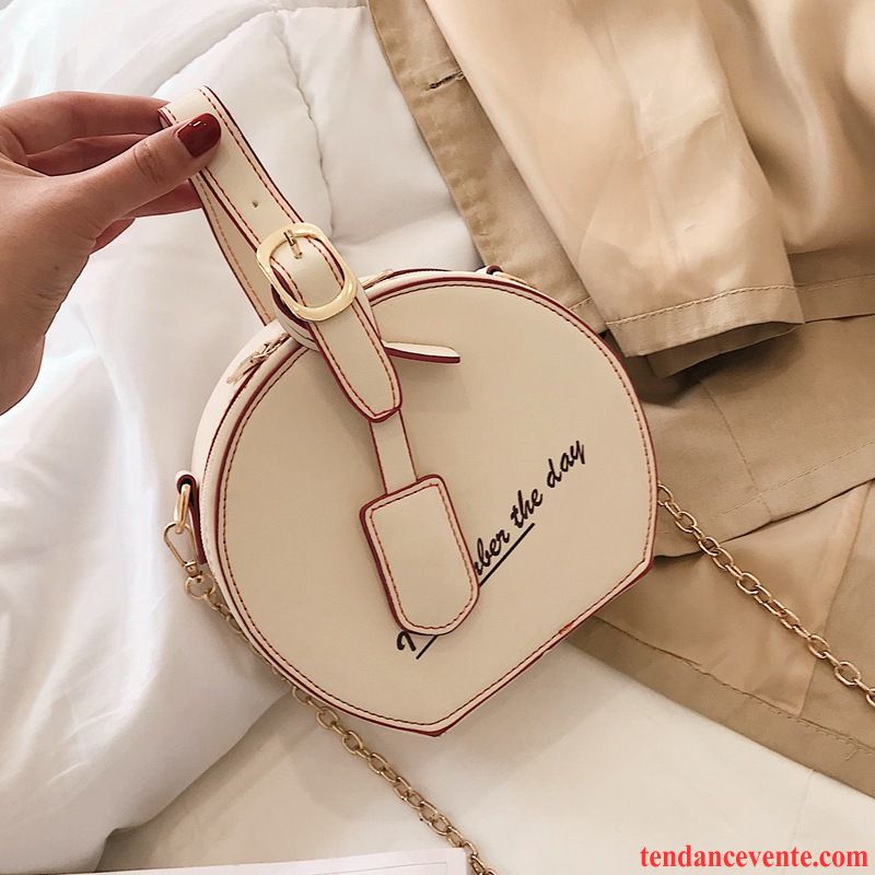 Sac À Main Femme Le Nouveau Beige Sacs À Bandoulière Mode Chaîne Petit