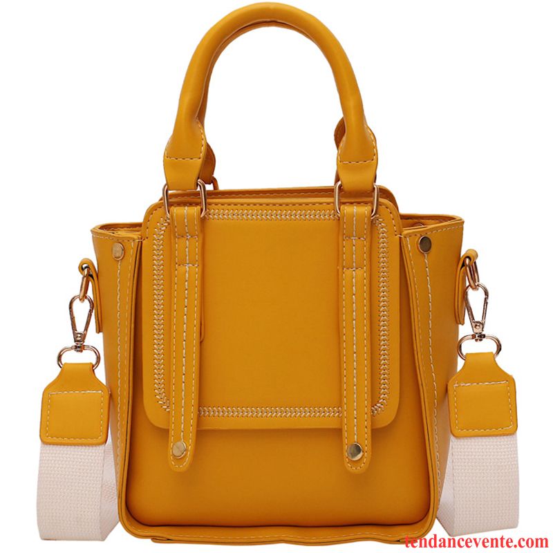 Sac À Main Femme Le Nouveau Petit Mode All-match Populaire Sac De Messager Jaune