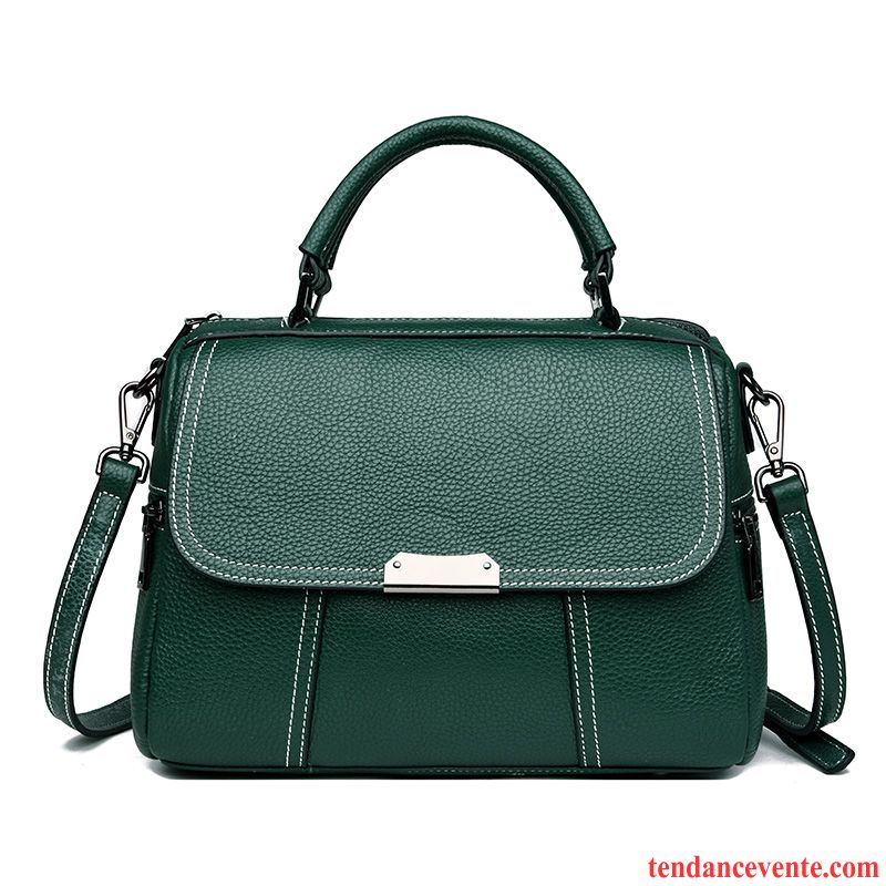 Sac À Main Femme Printemps Cuir Tendance Petit All-match Mode Vert