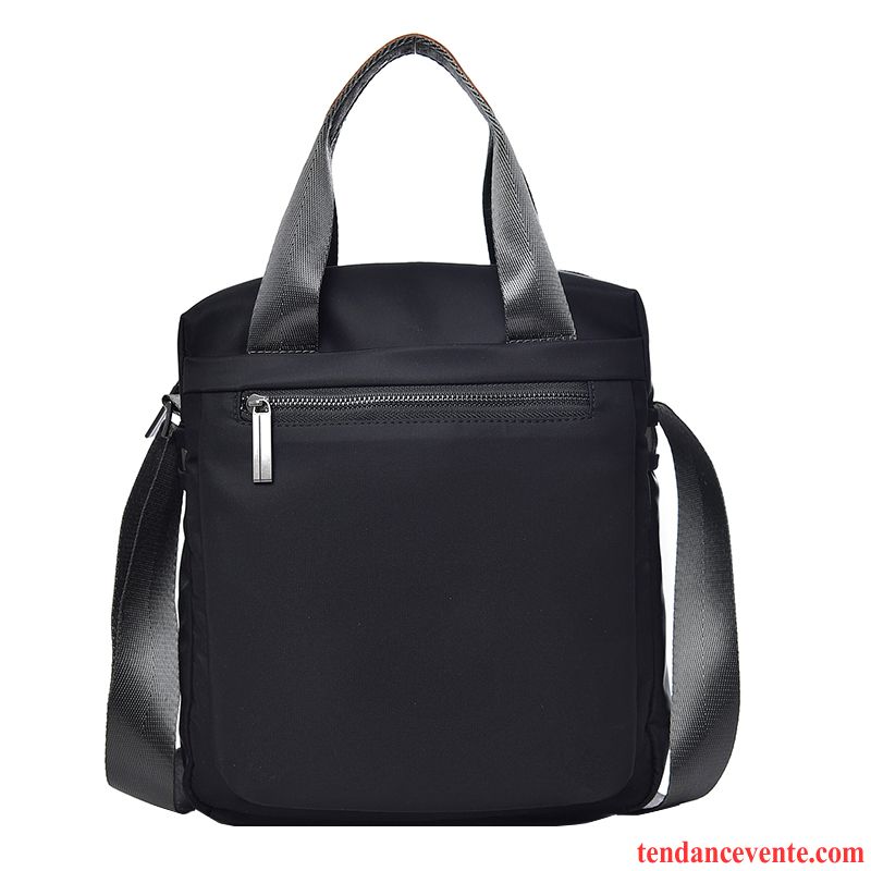 Sac À Main Homme Sac À Dos Étanche Loisir Entreprise Sacs À Bandoulière Sac De Messager Noir