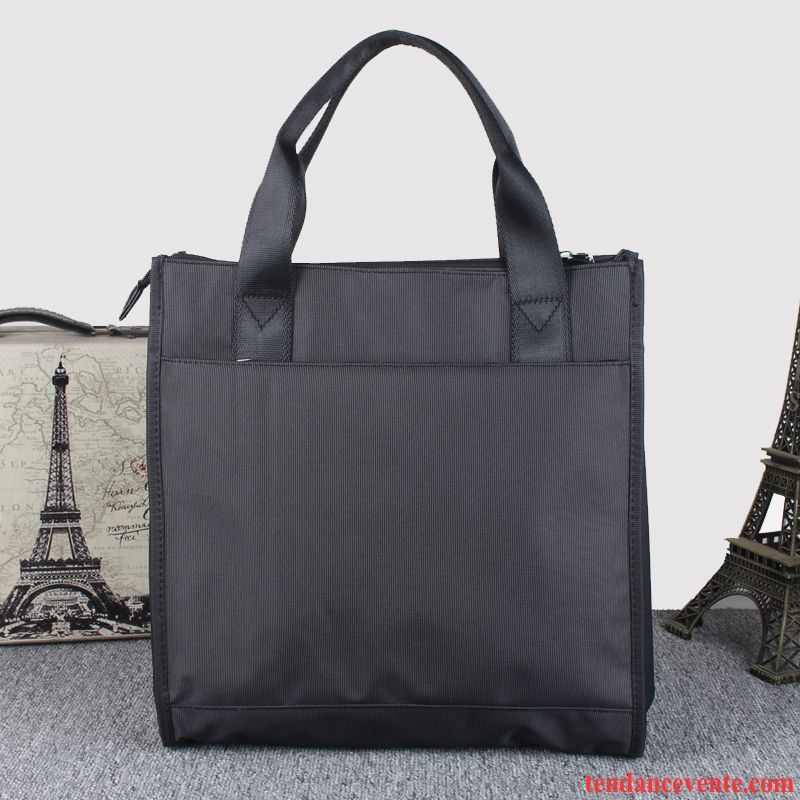 Sac À Main Homme Sacs À Bandoulière Entreprise Loisir Femme Ensemble De Fichiers Mallette Noir