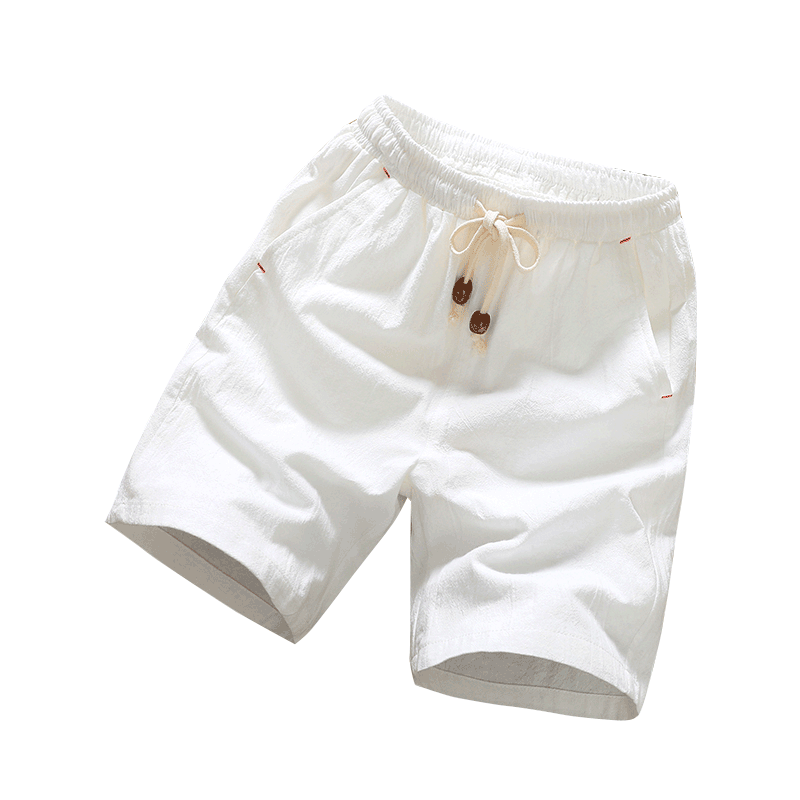 Shorts Homme Matelassé Shorti Plage Tendance Mince Été Blanc