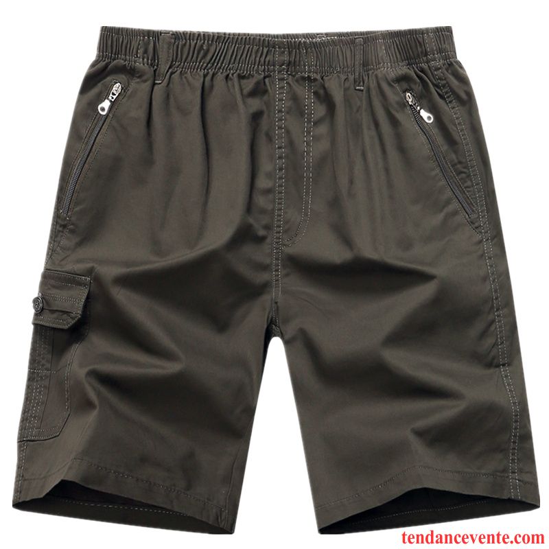 Shorts Homme Shorti Baggy Été Outwear Décontractée Vert