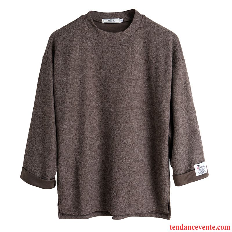 Sweatshirts Homme Fashion Coupe Droite Longues Étudiant Hoodies L'automne Une Veste Printemps Tendance Homme T-shirt Pensée