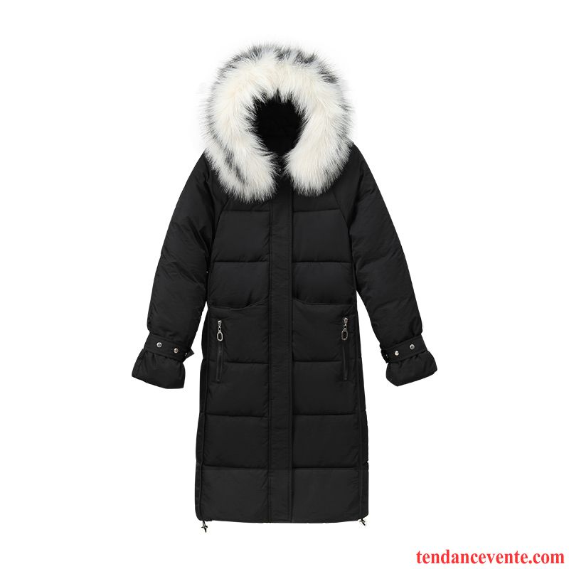 Veste En Coton Femme Vêtements D'hiver Renforcé Matelassé Matelassée Manteau En Coton Pardessus Noir