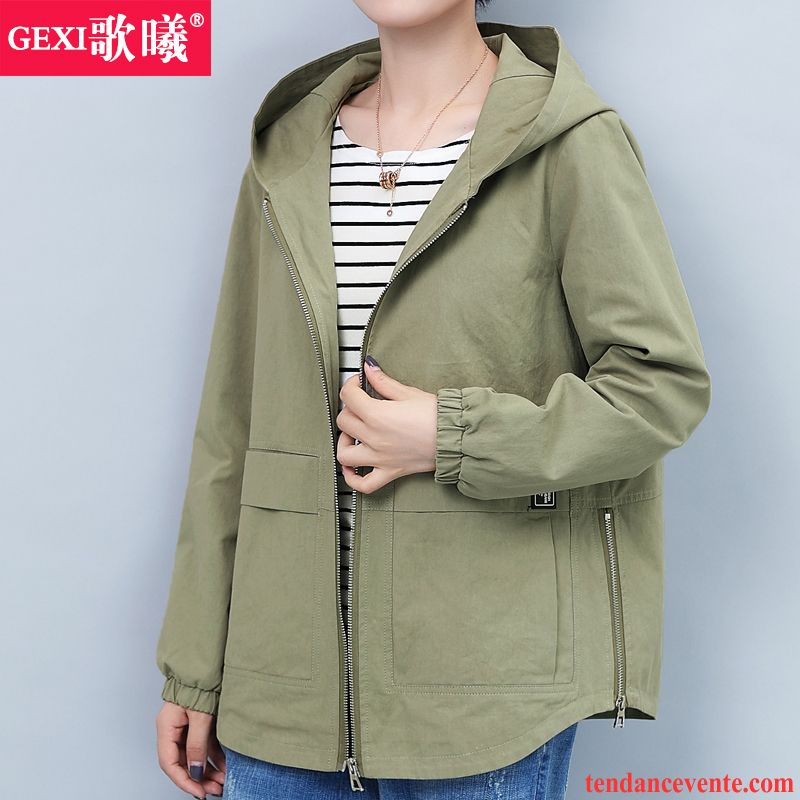 Veste Femme Velours Tempérament Pardessus Une Veste L'automne Militaire Vert Printemps Femme Coupe Vent Racé Bordeaux Vente