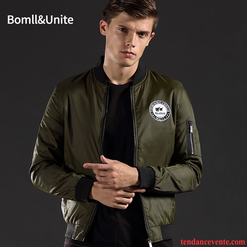 Veste Pour Homme Pas Cher Hiver Veste Col Mandarin Pardessus Longues L'automne Slim Une Veste Matelassé Jeunesse Épais Beau Tendance Homme Décontractée Blé